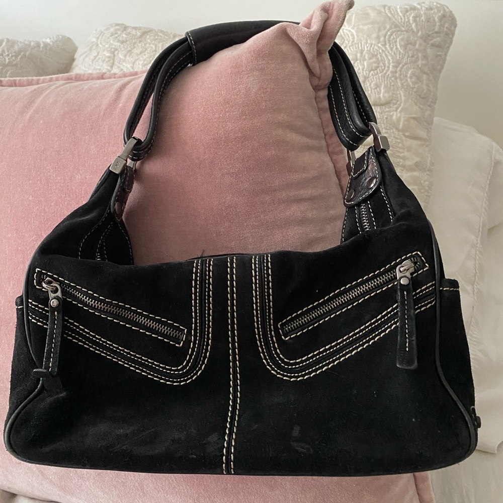 Tod’s suede shoulder bag